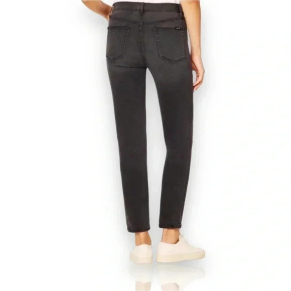 Sz 34 Joe’s The Lara Petite Straight Leg Vintage Stretch Black Jeans - Picture 3 of 10